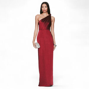 NWT $258 LOVERS & FRIENDS Bella Gown Maxi Cabarnet Burgundy Medium